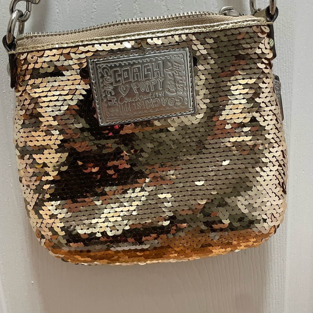 Limited Edition Coach and Poppy cross body collaboration.